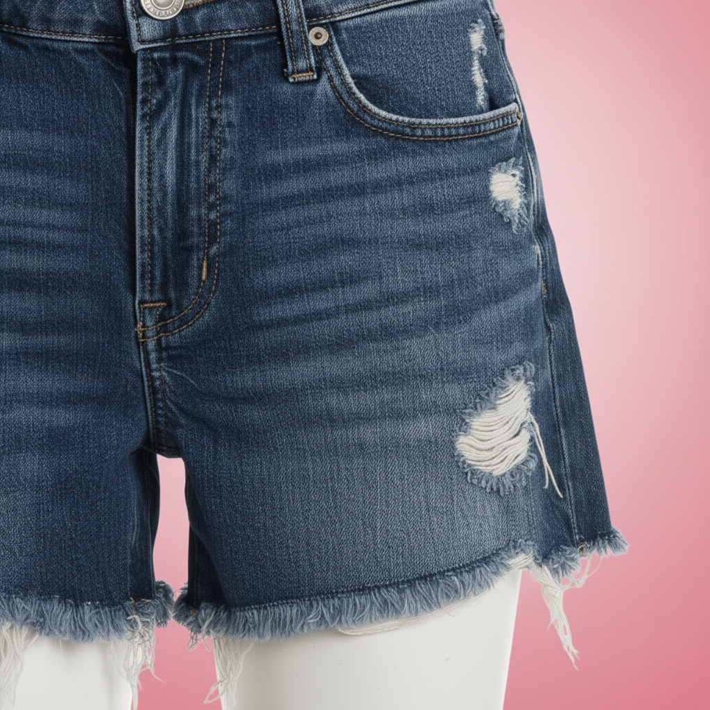 Upgrade Your Summer Style with American Eagle Stylish Ripped Denim Shorts
