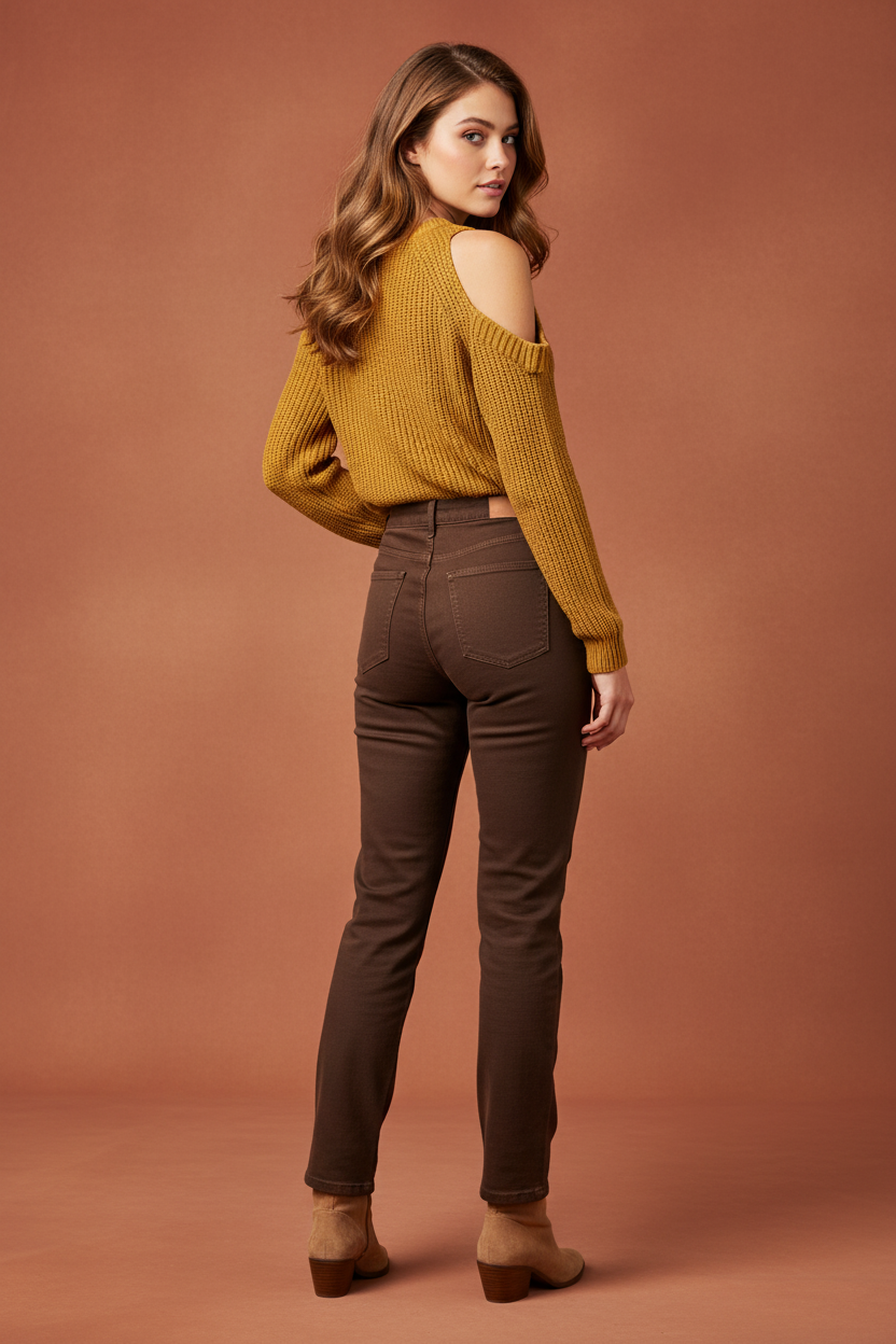 Mustard Yellow Knit Sweater